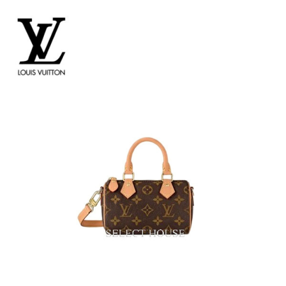 Louis Vuitton Boston Bag Speedy Monogram Canvas LV Direct Shoulder Bag Brown